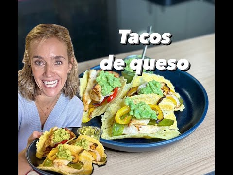 Tacos de queso 🧀  sólo 1 ingrediente #cheeselovers #recetasfaciles #easyrecipes