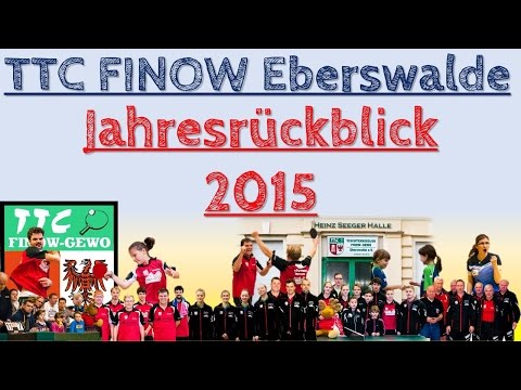 TTC Finow Jahresrückblick 2015