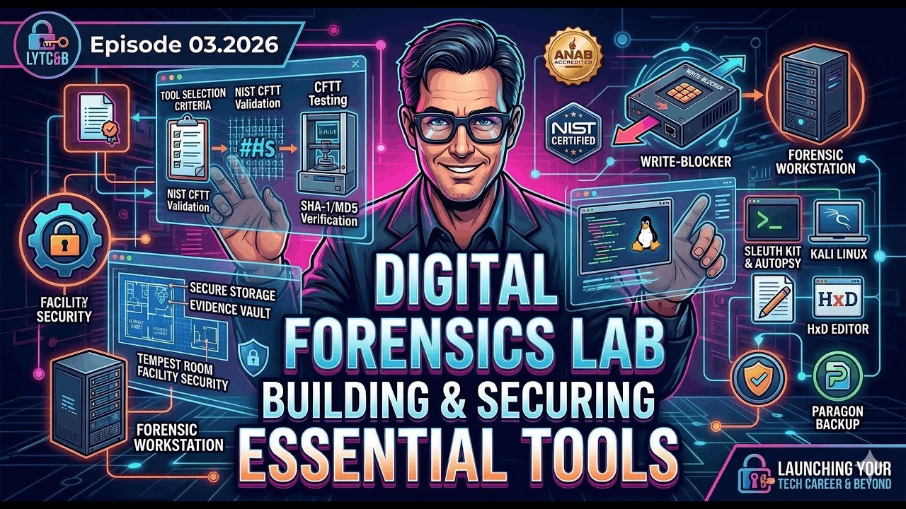 Episode 03.2026: Digital Forensics Labs & Tools | Launching Your Tech Career & Beyond