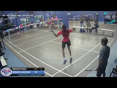 MBL 2018 Qualifier 2: Open Singles Match between Hilton Shuttlers & Paradise Warriors