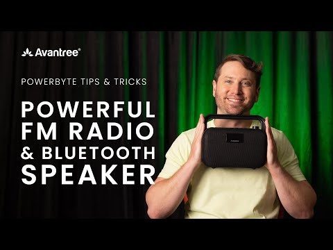 The Best-Sounding FM Radio Bluetooth Speaker - Avantree PowerByte Tips & Tricks
