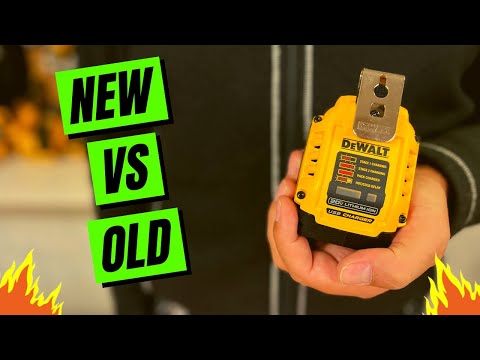 Big difference between the new Dewalt Battery Charger and the older model