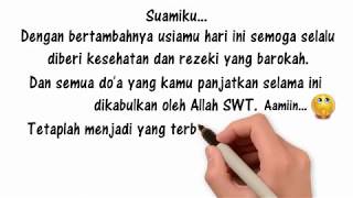 Download lagu Ucapan ulang tahun romantis untuk suami tercinta | kado romantis untuk suami yang jauh mp3