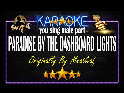 Paradise By The Dashboard Lights with FMV - Sing It Karaoke