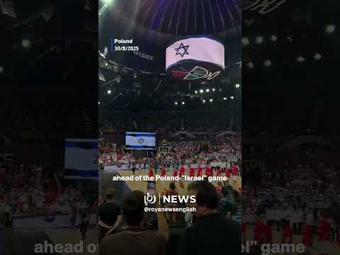 Polish fans boo “Israel’s” national anthem