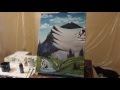 Summer Glacier Painting Timelapse
