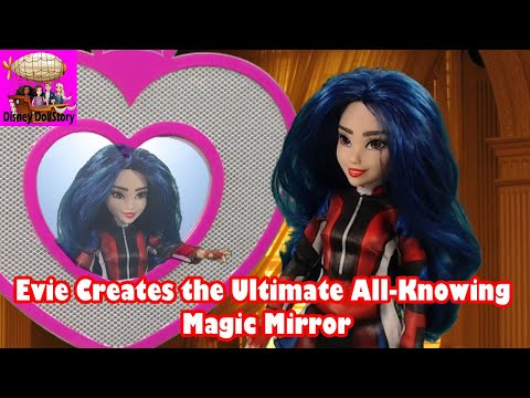 Evie Creates the All-Knowing Magic Mirror Episode 50 Disney Descendants Friendship Story Play Series