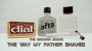 134 Shower Shave With Dial Gold | Gillette Atra | Paco Rabanne Pour Homme | Afta