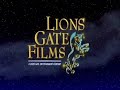 Lionsgate Films Logo 2000 2003 1998 2003