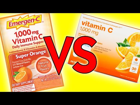 EMERGEN-C VS Generic Effervescent Vitamin C Dietary Supplement from Target Review + Homemade Pizza Video