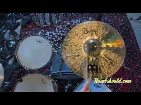 Meinl BYZANCE Medium Crash 18” BRILLIANT 1522 g PERFECT! Super Dark With Shimmer. Don't spend $420 on a guess. image 7