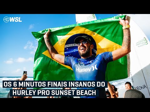 OS 6 MINUTOS FINAIS DO HURLEY PRO SUNSET BEACH 2023!  |  WSL Brasil