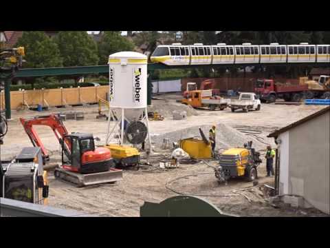Europa-Park - Construction d'une nouvelle attraction " Project V " - Nouveauté 2017