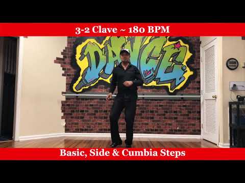 Salsa Dancing for Absolute Beginners - Rhythm 3-2 Clave - 180 BPM