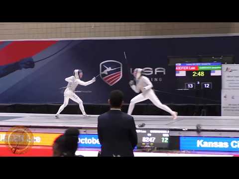 Kansas City SWF NAC 2019 - L4 - Jackie Dubrovich v Lee Kiefer (Partial)