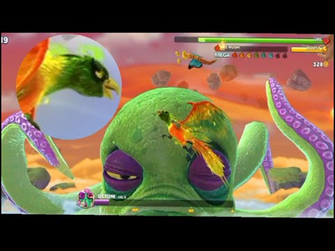 Jungle Phoenix-Dragon Ashbeak KILLS Giant Octopus OCTONI - HUNGRY DRAGON