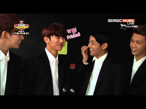 [Engsub] 131006 Show Champion Mini Sports Competition - MYNAME vs BTS