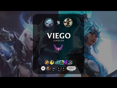 Viego Jungle vs Nidalee - KR Master Patch 12.23