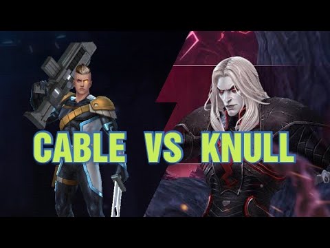 CABLE vs KNULL WBL STAGE 1 With Obelisk Marvel Future Fight