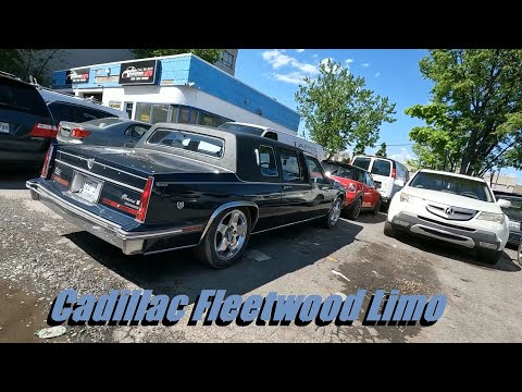 6 2 25 RARE '85 - '88 CADILLAC FLEETWOOD LIMOUSINE SEEN IN MONTREAL