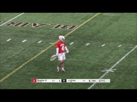 Wyatt Schupler vs. Matt Garber Save Edit - Army vs. Boston U lacrosse - 4/17/21