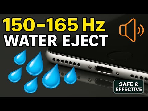 Remove Water from Phone Speaker with Sound | 150–165 Hz Eject Method (100% Guaranteed)