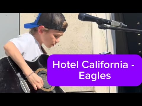 Cover Hotel California by Eagles #busking #guitarist #eagles #hotelcalifornia #leonardopatrick #music #fyp