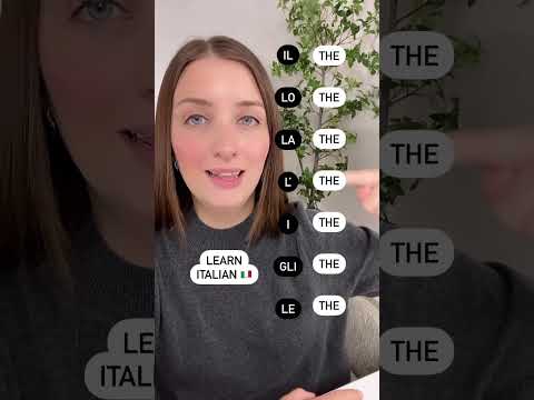 Learn Italian definite articles #italianteacher #italianlanguage #italy