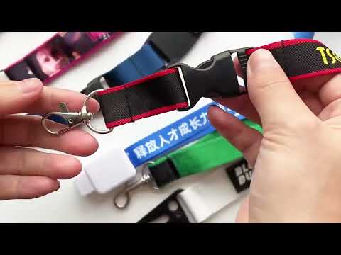 ID Badge Holder Short Keychain Lanyard Wristlet Neck Strap ID Printed Lanyard Sublimation