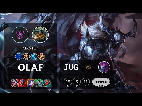 Olaf Jungle vs Evelynn - EUW Master Patch 11.14