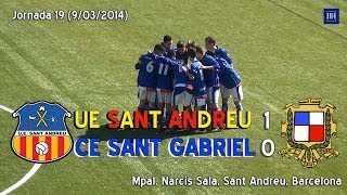 preview picture of video '2013-14 Cadete Preferente - J19 - UE Sant Andreu - CE Sant Gabriel  1-0'