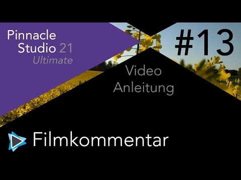 Mikrofon und Filmkommentar aufnehmen in Pinnacle Studio 21 Video Tutorial Deutsch #13