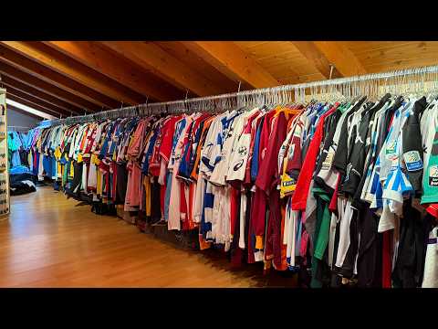 1.500 maglie da calcio, tutte indossate in campo: la collezione di Michele Marocco