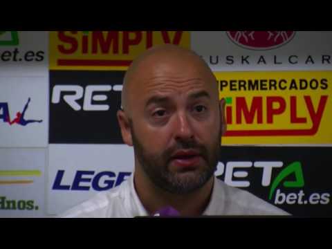 RdP David Movilla tras Barakaldo CF 3 - CD Toledo 0