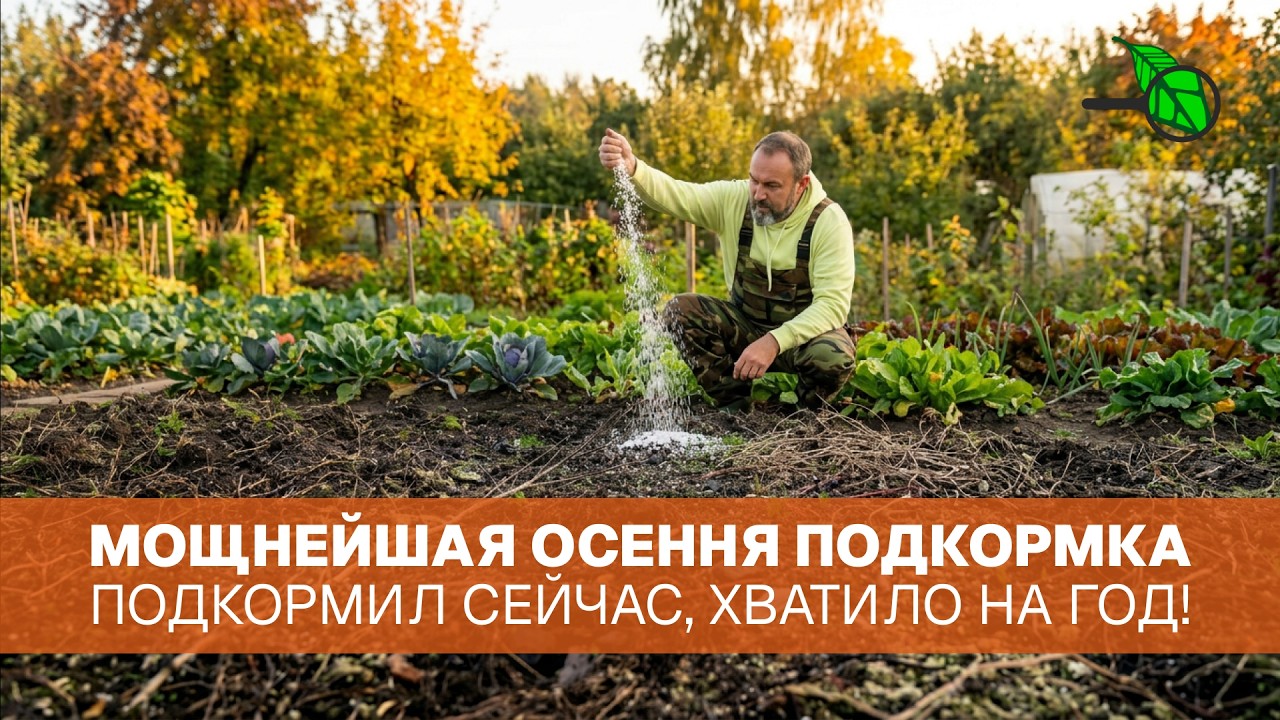 🔥 ФИНАЛЬНАЯ ПОДКОРМКА ДЛЯ ВСЕГО ОГОРОДА и САДА! Успей до морозов и весной ог