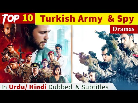 Top 10 Turkish Army and Spy Drama Series | Turkish Series in Hindi | Turkish drama in urdu Subtitie