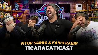 VITOR SARRO E FÁBIO RABIN NO TICARACATICA 😂 Melhores Momentos