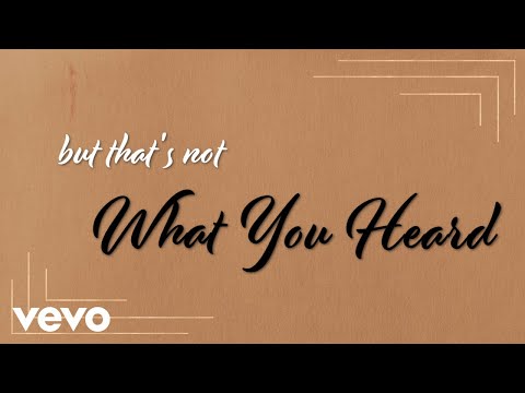 Thumbnail for What You Heard video