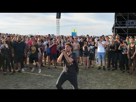 You Me At Six Bite My Tongue Live In Moshpit With Josh Franceschi Aerodrome Festival 2018