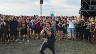 You Me At Six - Bite My Tongue - live in moshpit with Josh Franceschi @ Aerodrome Festival 2018