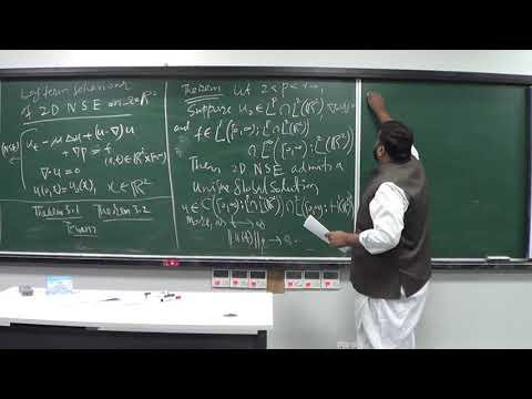 Lecture 3 (Part 1): Global existence long term behavior of 2D Navier-Stokes equations
