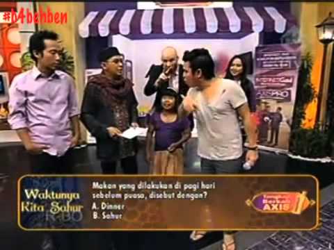 Olga syahputra dan Uje di acara waktunya kita sahur