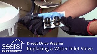 Replacing the Water Inlet Valve in a Direct-Drive Washer (Kenmore, Whirlpool and Maytag)