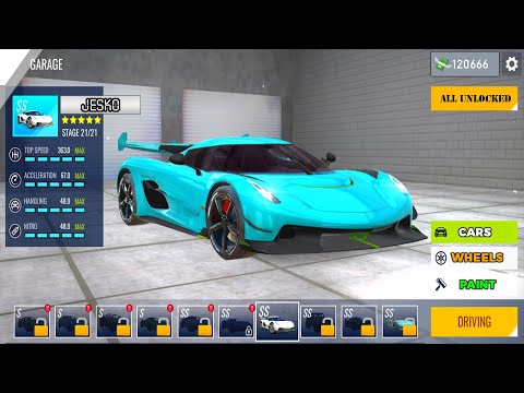 Real Car Driving: Race City 3D all CARS UNLOCKED Gameplay