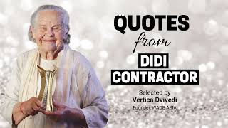 Rare Collection #Quotes of Didi Contractor selected by Vertica Dvivedi | WADE ASIA #womanarchitect