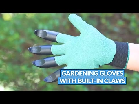 Garden Gloves With Built In Claws For Digging Planting Nursery Plants, Garden Gloves (701-1)