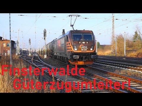 Großer Güterzug Umleitungsverkehr März 2022 in Finsterwalde! Der frühe Vogel fängt die besten Züge..