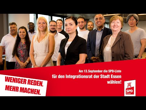 Am 13.September die SPD-Liste für den Integrationsrat der Stadt Essen wählen!