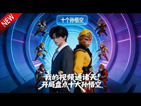 💥【新番上线】觉醒诸天视频通，召唤神话大佬，联手抵御三天灾护人类！《我的视频通诸天！开局盘点十大孙悟空》全集 Multi SUB #热血 #漫剧 #动漫魔女