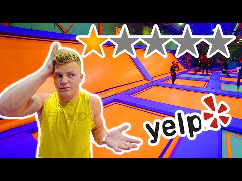 <h1 class=title>FLIPPING AT THE WORST REVIEWED TRAMPOLINE PARK...</h1>